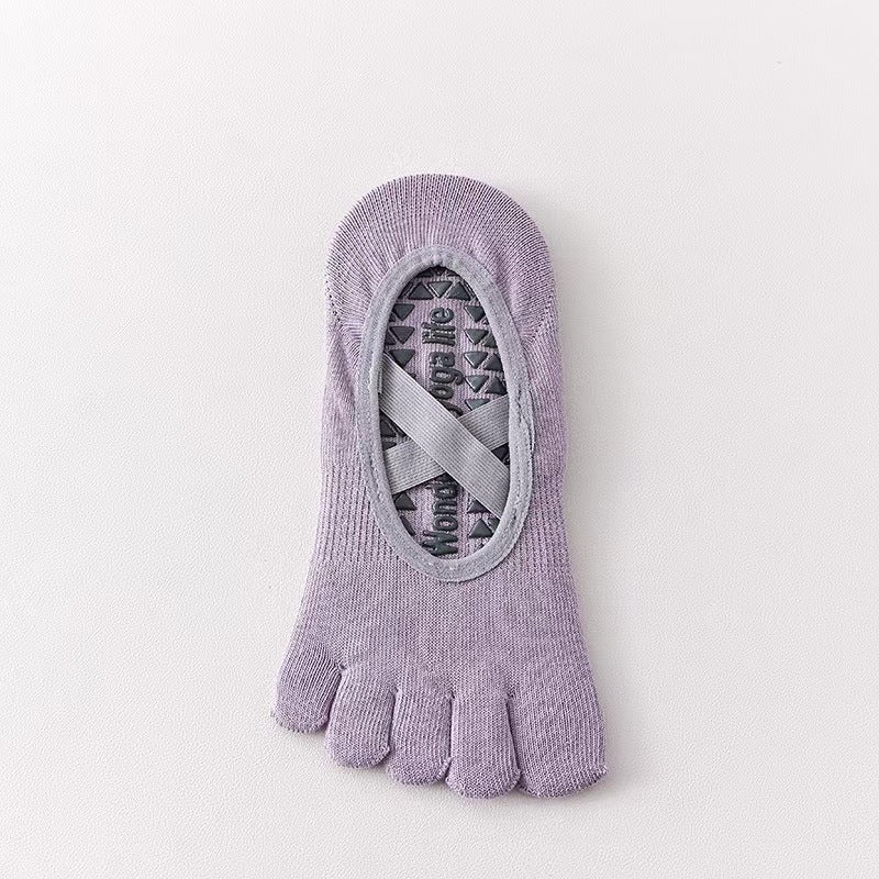 Women's Five Toe Yoga Socks