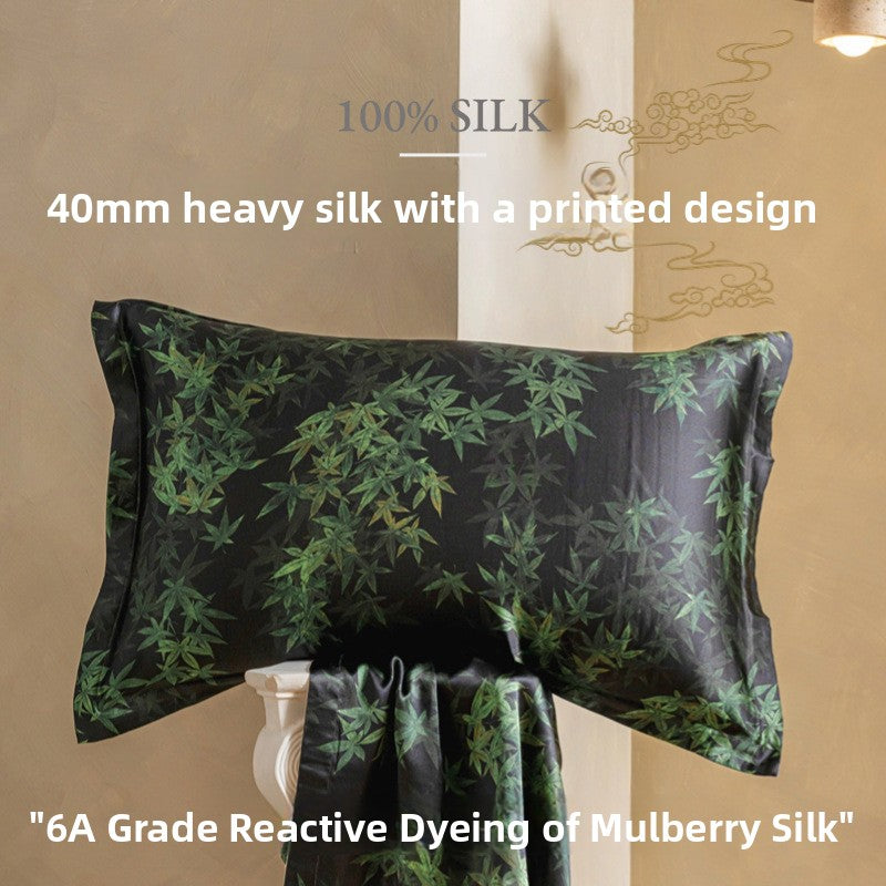 Printed Lush Silk Beauty Pillowcase