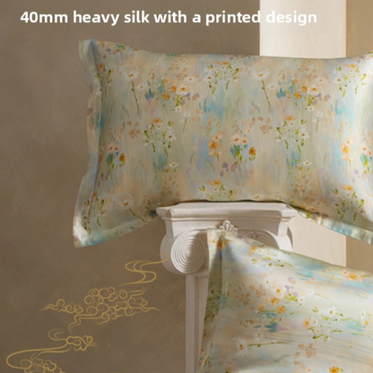 Printed Lush Silk Beauty Pillowcase