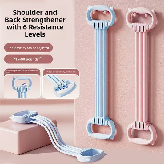 Adjustable Six-Speed Resistance Bands for Fitness Training