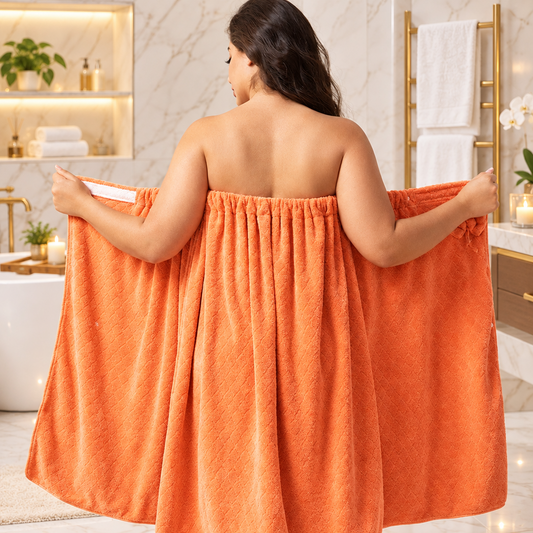 Lush Bloom Luxe Bath Wrap & Hair Towel Set
