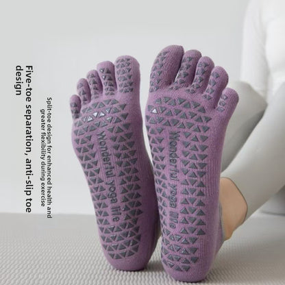 Women's Five Toe Yoga Socks
