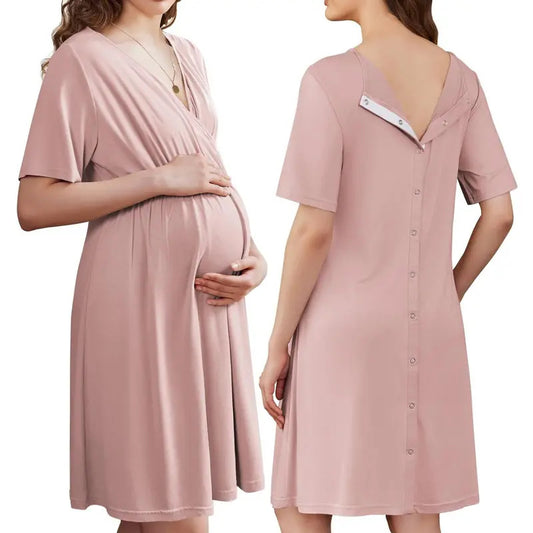 Lush Bloom Labor & Nursing Gown