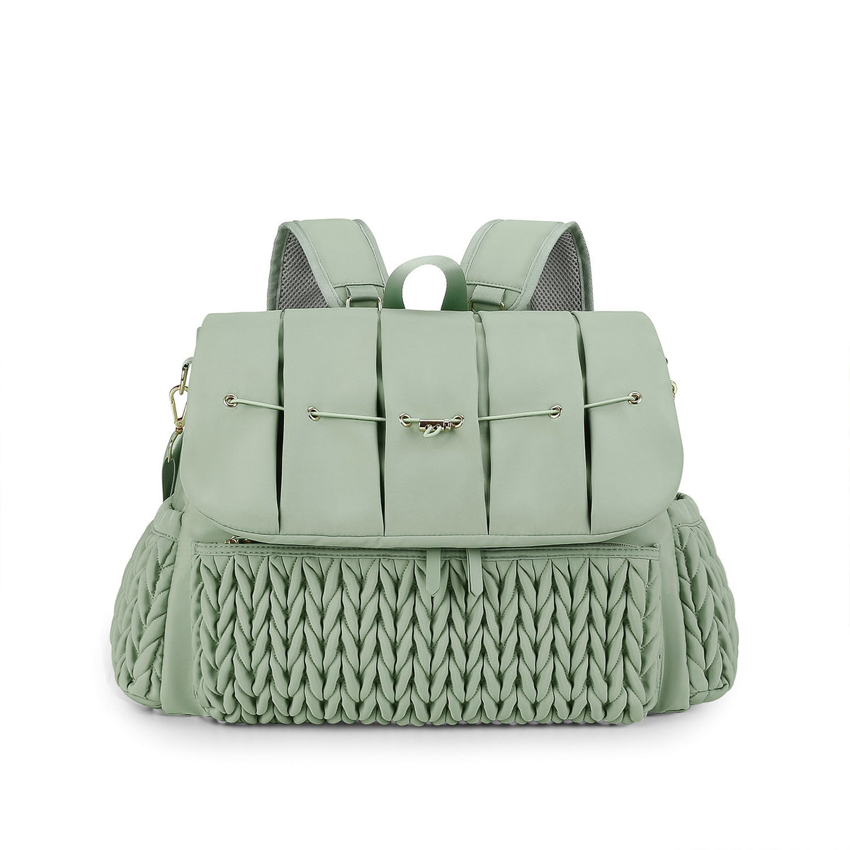 Lush Bloom Quilted Diaper Bag