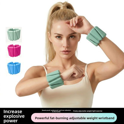 Adjustable Silicone Wrist Ankle Weights for Exercise