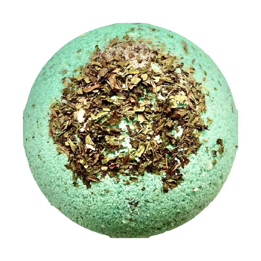 Therapeutic Bath Bomb - Rosemary & Peppermint Essential Oils-0