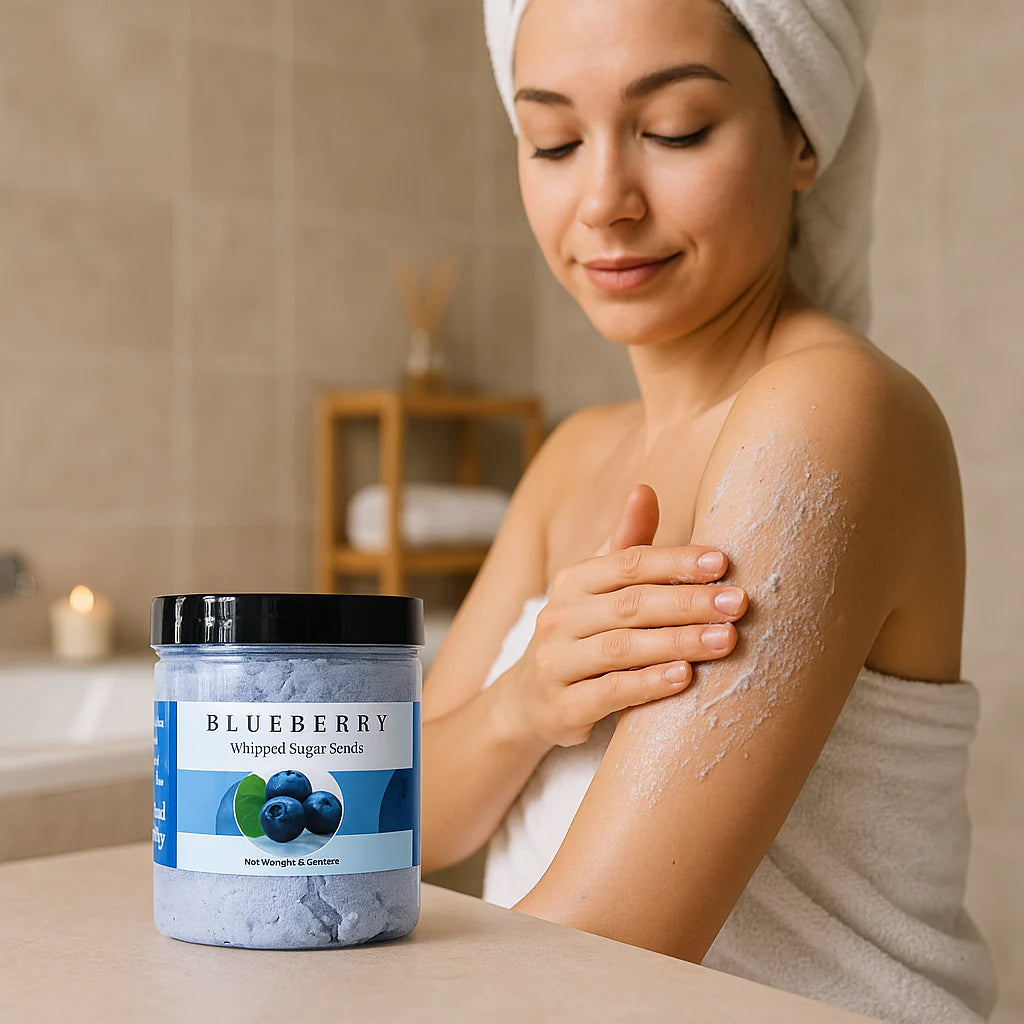 Luxurious Blueberry Sugar Exfoliating Scrub for Soft Skin
